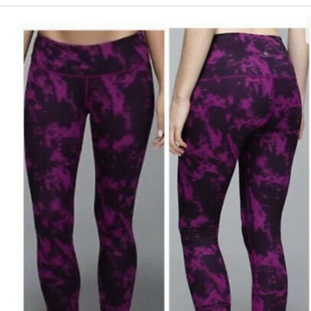 Lululemon crop dye leggings